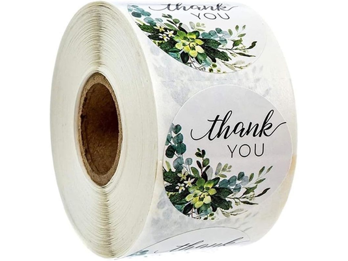 500 Adesivos Redondos Para Selar Envelopes, Caixas De Presente, 2,5cm, Festas, Casamentos, Aniversários