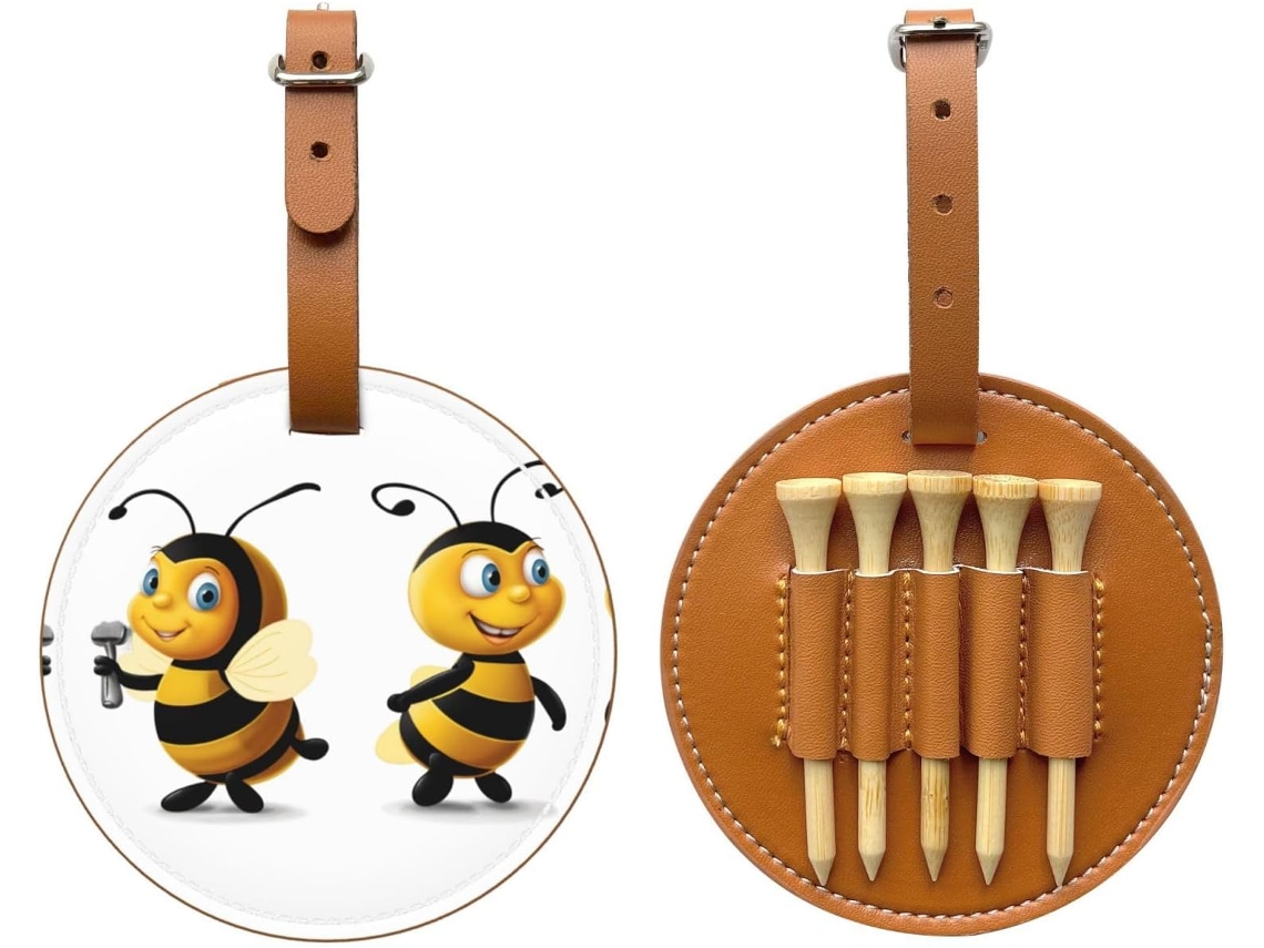 Bolsa para Tees de Golfe Little Bee, fácil de transportar e eficiente, S/MARCA