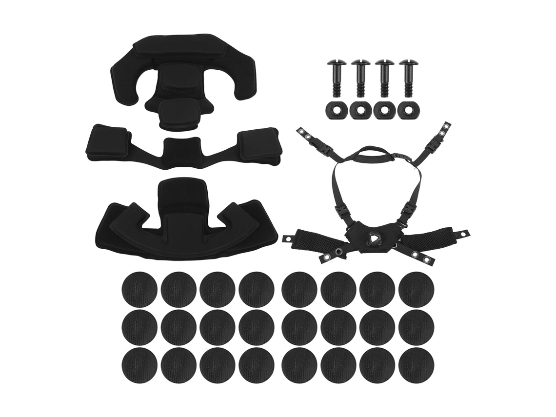 Urbannova-conjunto Interno Capacete Nylon Espuma Preto