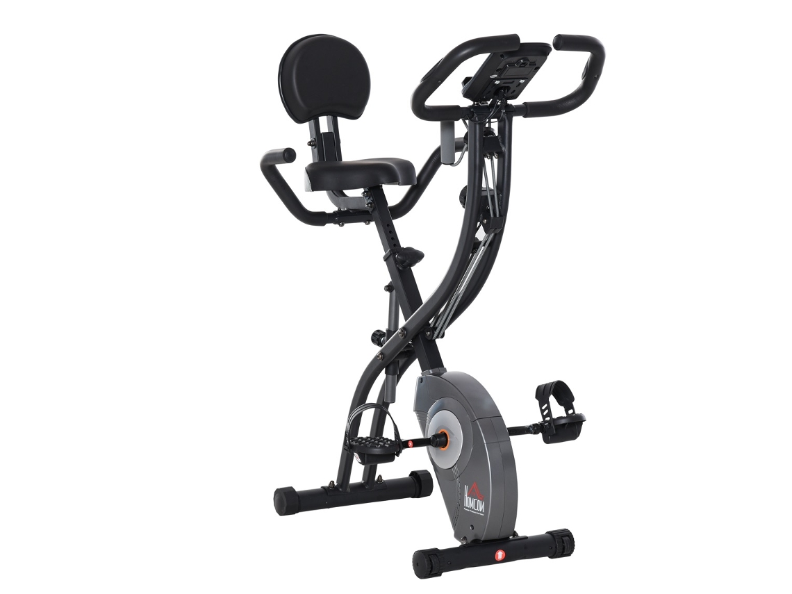 Bicicleta Est tica Dobr vel A o pl stico ABS Preto 107x53x107cm
