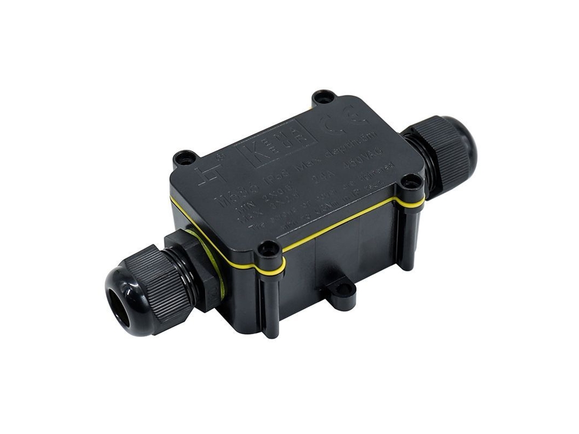 Caja de Empalme IP68 S/MARCA, conector de iluminación exterior, 2 vías, 4mm a 11mm