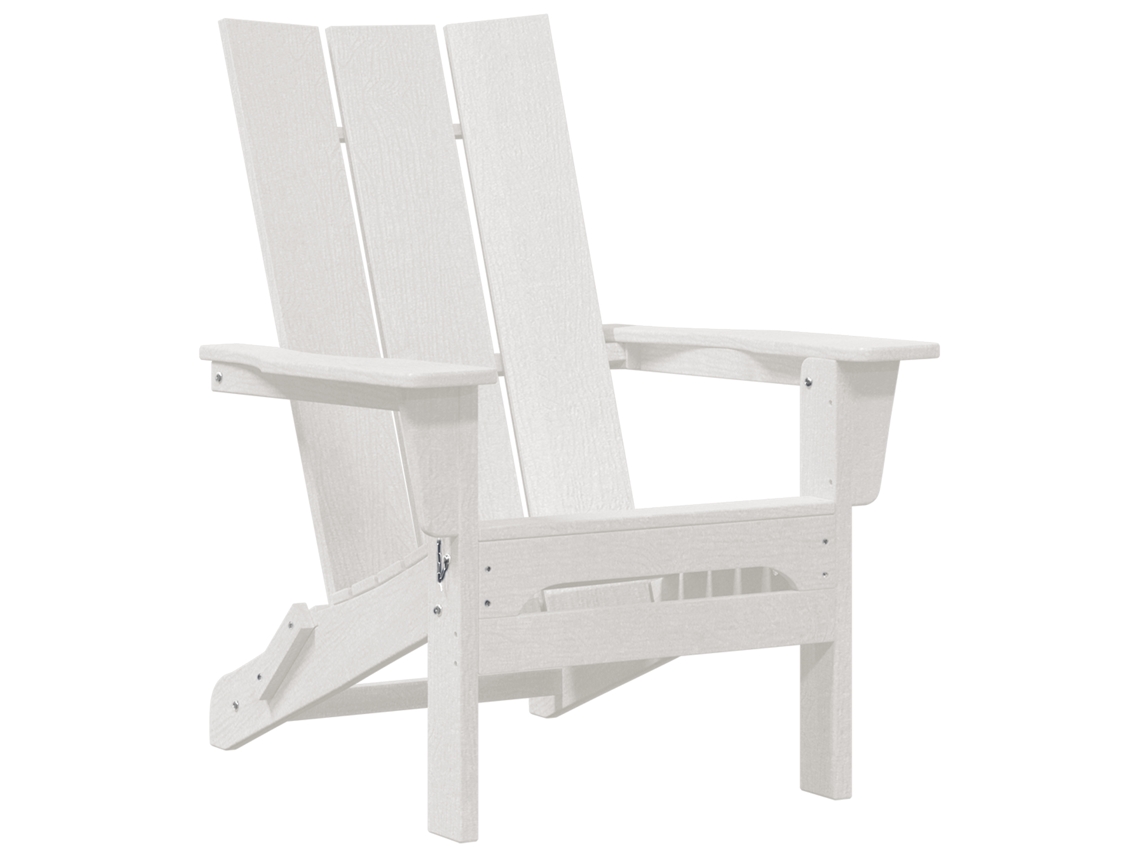 Conjunto 1 Assentos De Jardim Vidaxl Branco Polietileno (80,5 X 74,5 X 92 Cm)