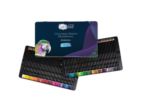 Conjunto de 72 Lápis de Cor Expertilo Professional ARTINA