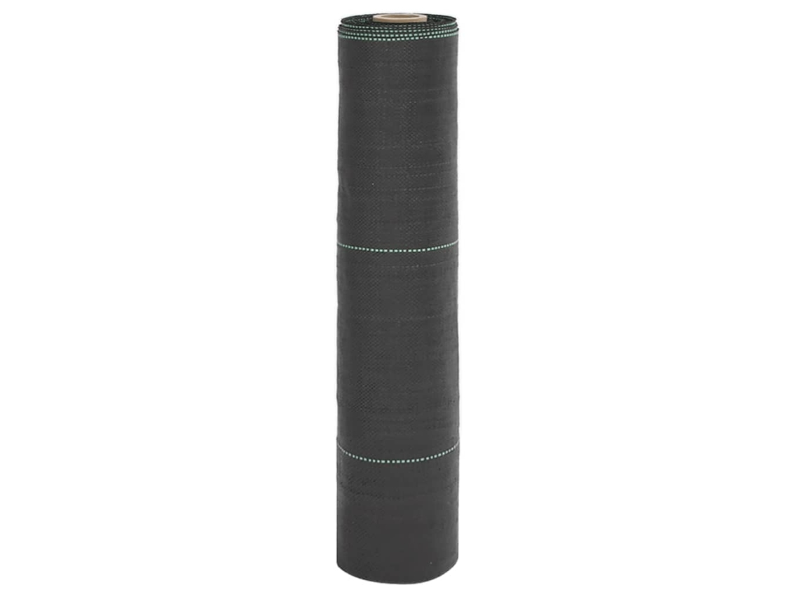 Vidaxl Tela Para Ervas Daninhas 0,5x50 M Pp Preto