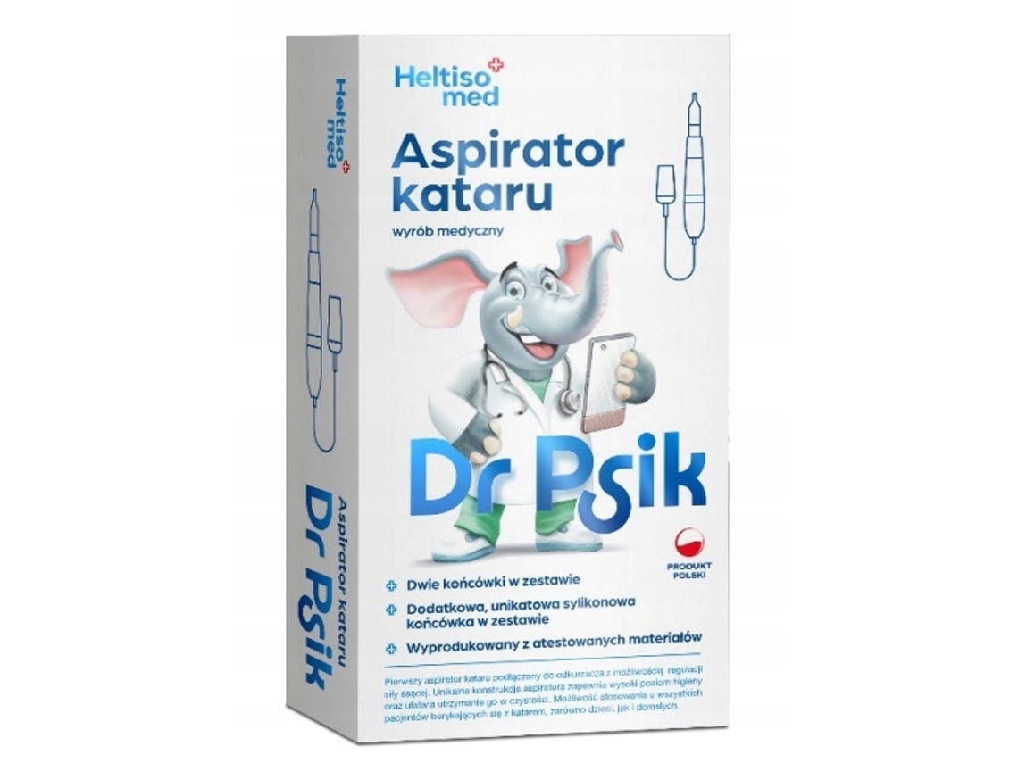 Heltiso Med Dr Psik Aspirador Nasal Para Congestão, 1 Unidade Medicinae