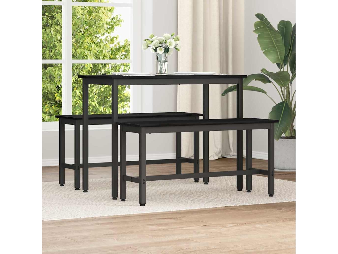 Vidaxl Banco De Jantar 100 X 32,5 X 48,5 Cm 2 Unid.