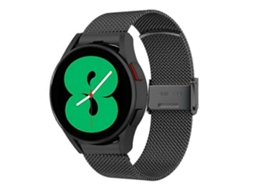 Pulseira De Aço Inoxidável Com Fivela Milan Para Samsung Galaxy Watch4 De 40 Mm/44 Mm