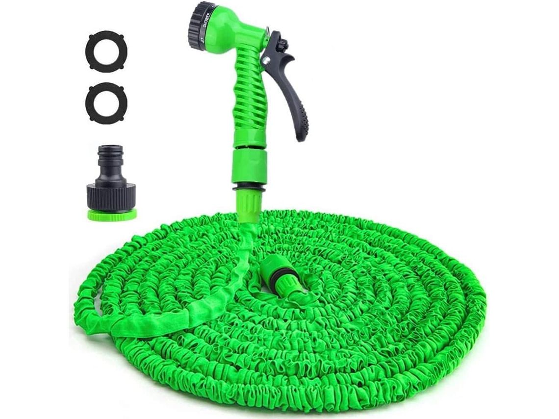 Mangueira De Jardim, Expansível E Flexível, Pulverizador Com 7 Funções, Para Rega, Limpeza Exterior E Lavagem De Veículos