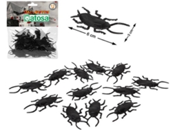 Saco DISFRAZZES 12 Baratas (6 cm - Halloween)