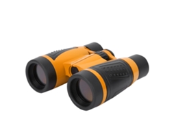 6x30 Binoculares Infantis Plegáveis Para Observar Aves Ao Ar Livre Brinquedo Presente Amarelo