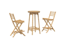 Outdoor Bar Set, Outdoor Bar Sets Vidaxl Marrom Bambu (n/a)