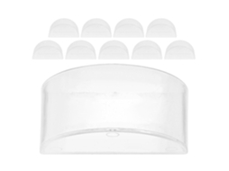 Bloco Semicircular Transparente Para Refração Em Experimentos, 10 Peças.