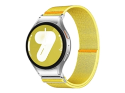 Pulseira De Nylon Elástica Ajustável Com Laço Único, Compatível Samsung Galaxy Watch Fe/ 7/ 6/ 5/ 4, Utilização Cómoda