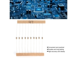 Kit Iniciante de Eletrônica com Protoboard Módulo de Alimentação Led Lcd Resistores S/MARCA