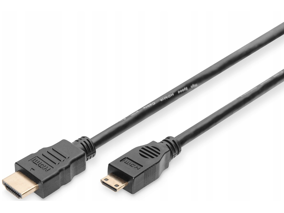 Cabo de Conexão Mini Hdmi Highspeed 1.3 Gold A/hdmi C, Macho/macho, 2m AQUAFORGE