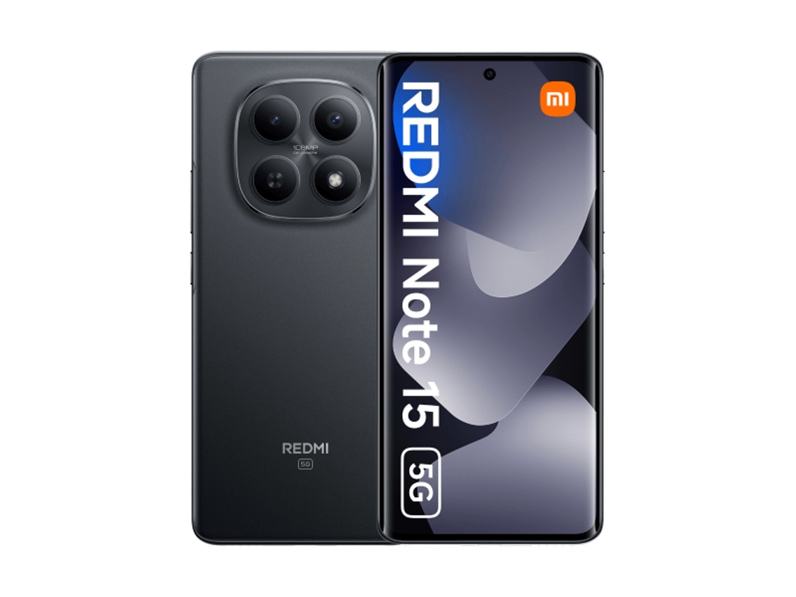Redmi Note 15 5g 8gb 512gb Preto Preto Meia noite Dual Im XIAOMI