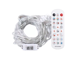 Luzes de Cortina Led 400led 6.5x6.5ft com Controle Remoto App Ip65 para Quarto Casamento Festa