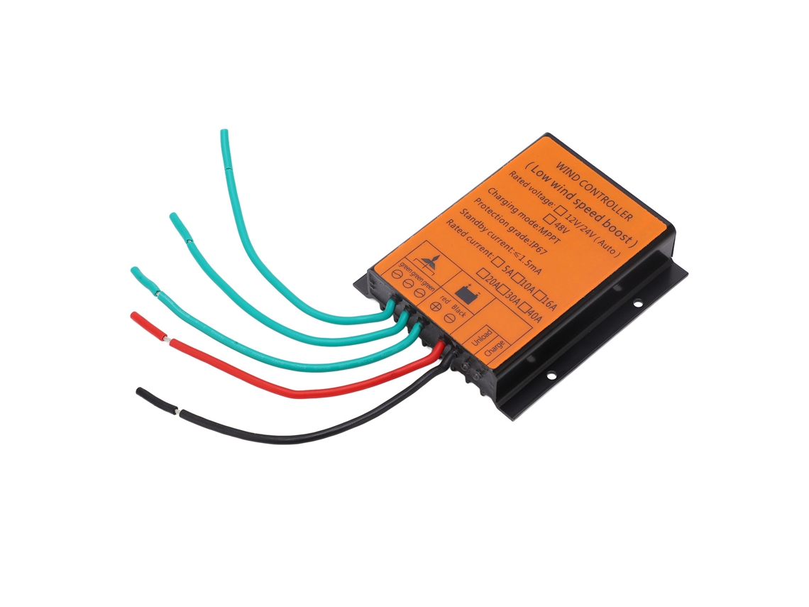 Controlador De Turbina Eólica Com Mppt, Display Led 48v, 600w Para Carga E Energia