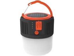 Lanterna de Camping Nova Line Solar, Usb Recarregável, com Bateria Portátil e 5 Modos de Luz