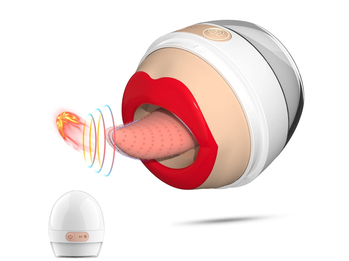 Vibrador De Lamber A Lngua 3 Em 1 Para Mulheres (branco) Yizhood