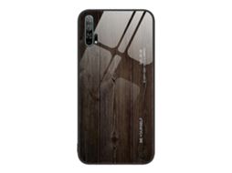 Capa Protetora De Vidro Com Acabamento Em Madeira Para For Honor 20 Pro
