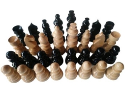 Peças de Xadrez MAGICPUZZLEBOX AZI em Madeira (Branco e Preto)
