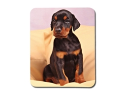 Lurelia Tapete De Rato Com Cachorro Doberman