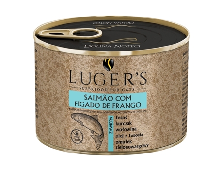 Comida Húmida para Gato LUGER'S Salmão e Fígado de Frango (Quantidade: 185 g)