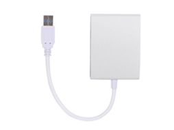 Adaptador HURRISE Hdmi Usb 3.0 para Vga/Hdmi/Lan/Dvi Adaptador Conversor de Liga de Alumínio Multifuncional de Alta Qualidade