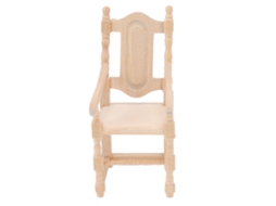 Rebe-silla De Muñecas De Madera 1:12 Miniatura Ligera Portátil Simulada Para Amantes De Muñecas