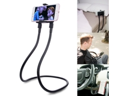 Suporte Para Celular Universal, Porta Celular Ajustável, Suporte Flexível Multifuncional Com Design Preguiçoso (preto)