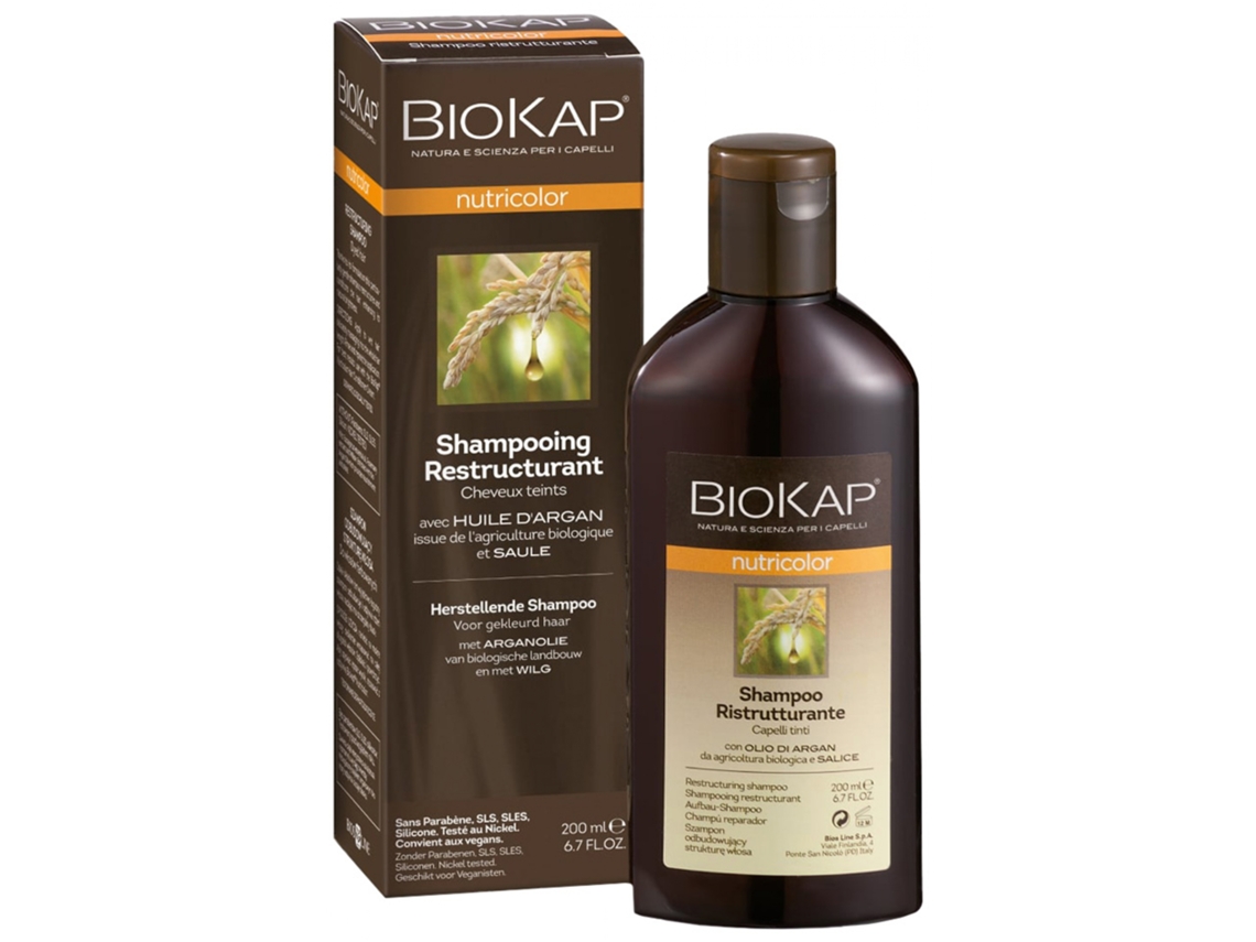 Nutricolor Shampoo Reestruturante para Cabelos Tingidos 200 Ml BIOKAP