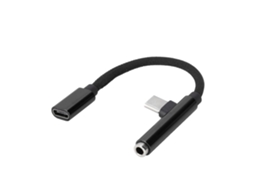 Adaptador 2 em 1 Type C, carregamento, áudio e chamadas | EOOCOO