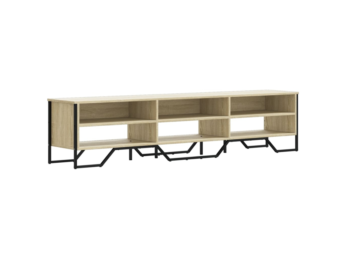 Tv Cabinet, Tv Cabinets Vidaxl Marrom Madeira Processada (n/a)