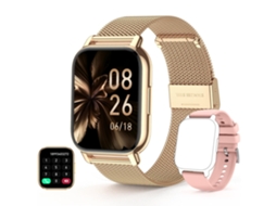Smartwatch NISSGU P66 Ouro Rosa