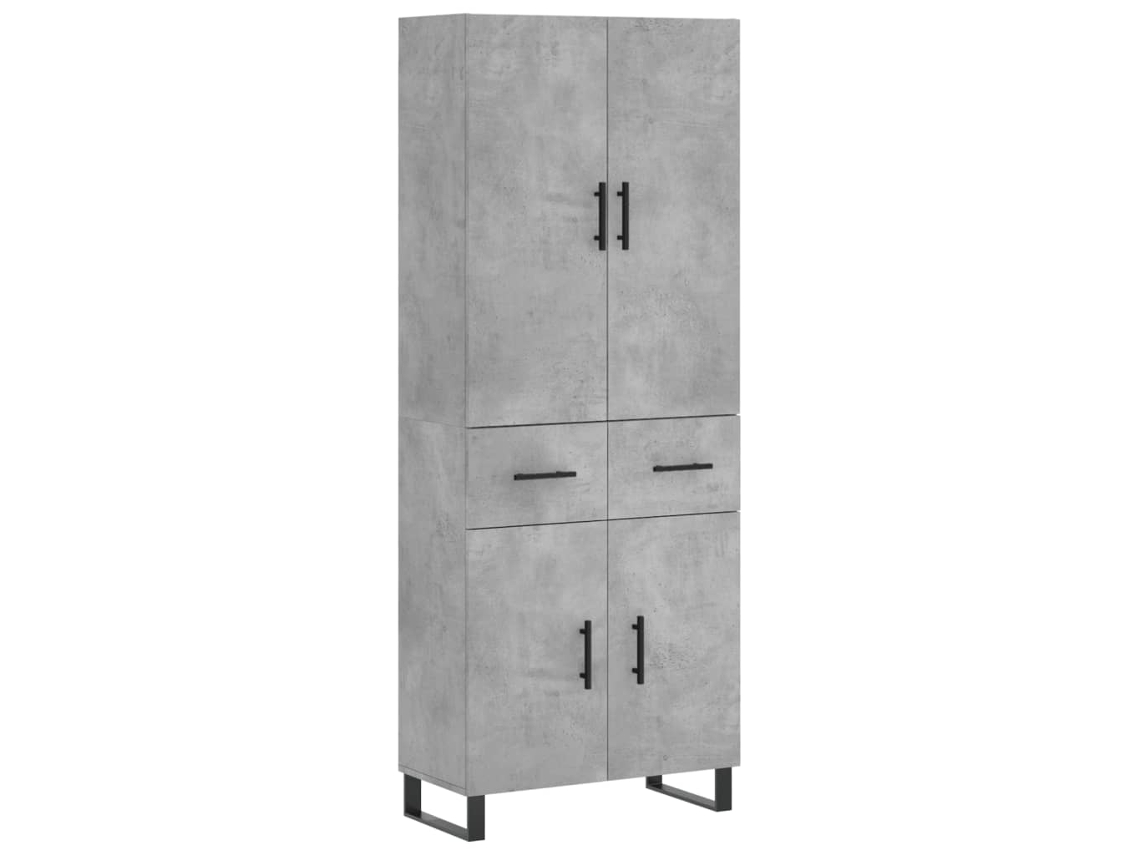Highboard, Highboards Vidaxl Cinzeto Madeira Processada (n/a)