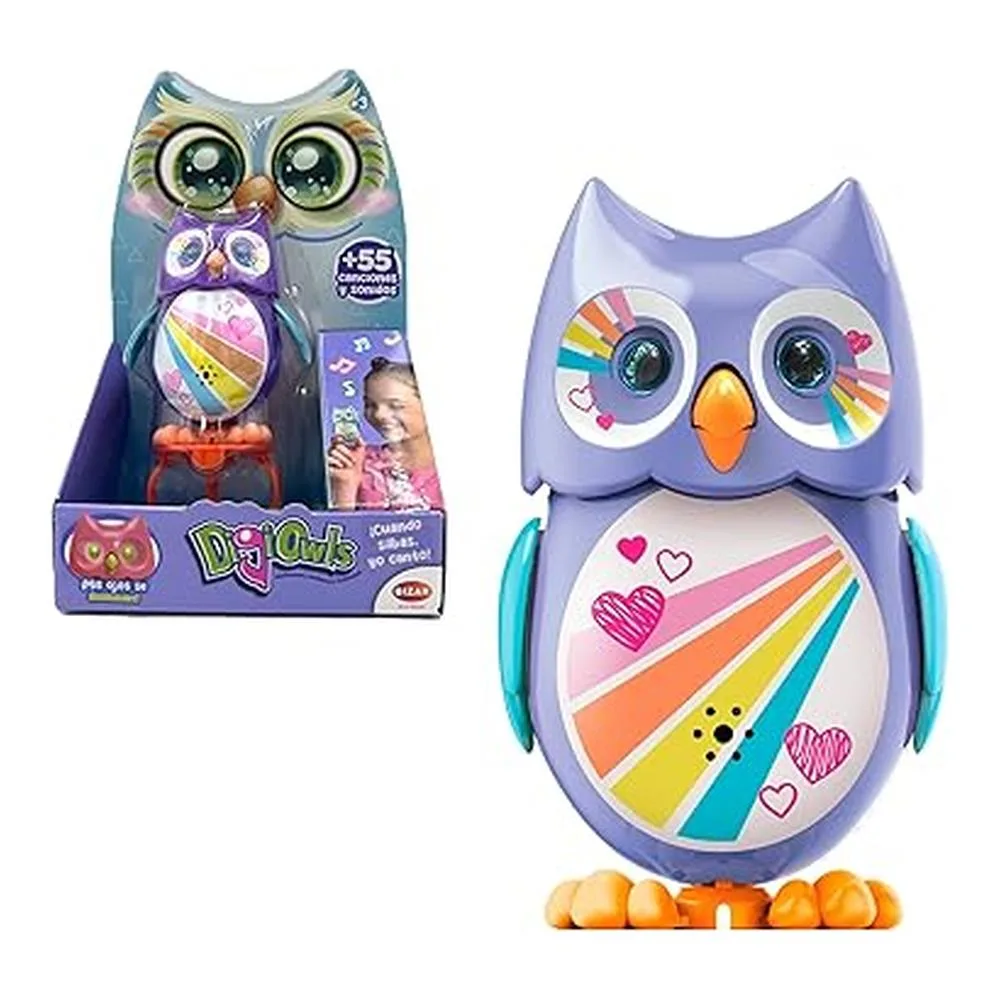 Bizak Mini Hoot Digiowl Coruja Cantora Interativa Versão 6 62008285 6 Bizakp25