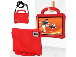 Capa Para Tablet Lenovo Tab M11 / Xiaoxin Pad 11 2024 Com Alça Em Formato De Bola De Futebol, Feita De Eva Resistente A Impactos.