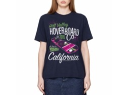 Rockinstone Back To The Future Movie Hoverco Navy Adult T-shirt Size:s