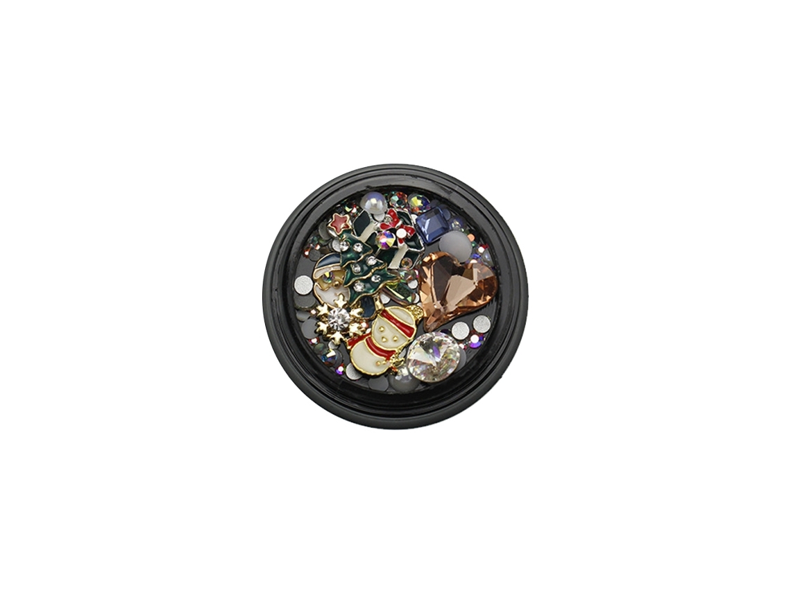 Laxiscreed Glitter Alloy Ab Para Nail Art, Strass E Adereços – Ferramenta De Manicure G313