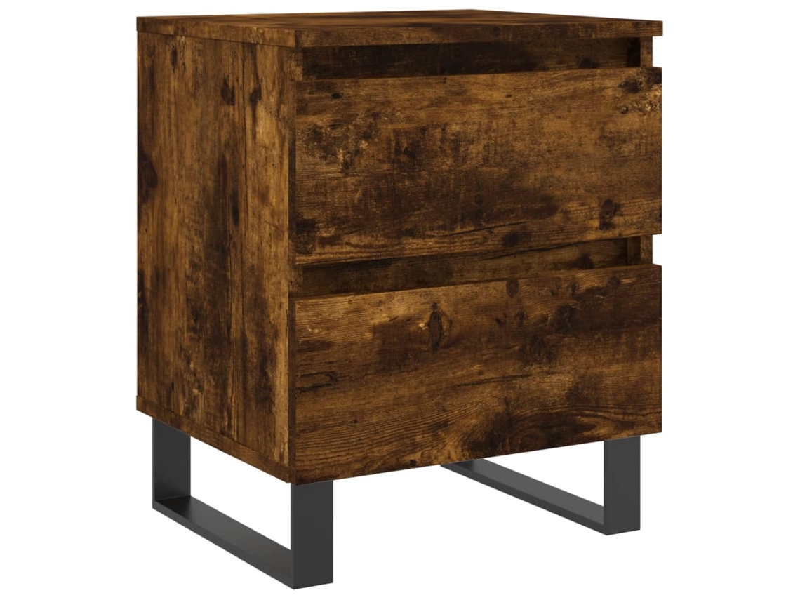 Mesa de Cabeceira Derivados de Madeira Carvalho Fumado 40x35x50 cm MAISON EXCLUSIVE