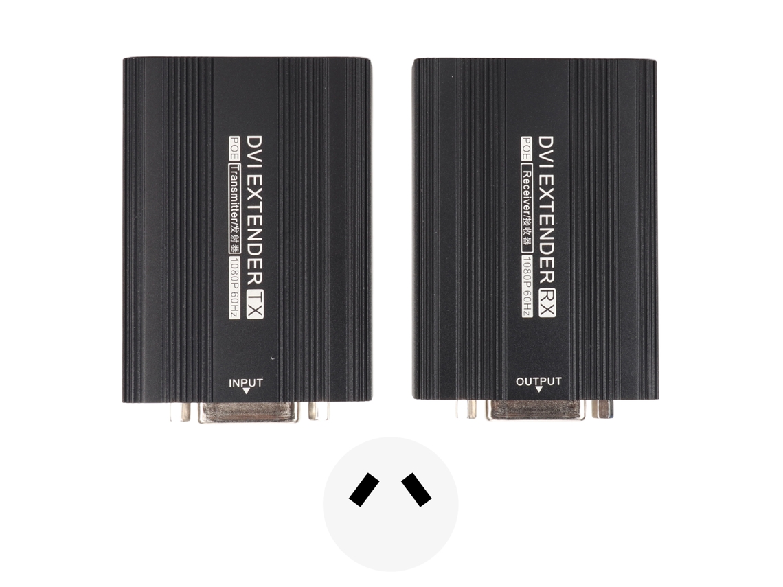 Extensor Dvi Com Transmissão 1080p60hz E Plug And Play