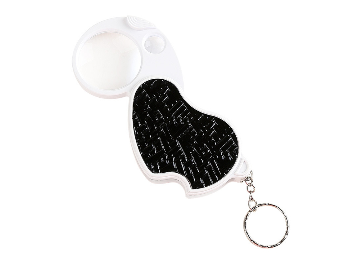 Lupa de Bolso Dobrável com Led, Ampliação de 3x e Lupa Joalheiro 15x BRILVIBERA