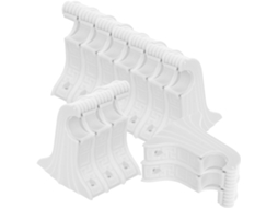 Conjunto De 12 Suportes De Parede Para Varão De Cortina Suporte Para Varão Romano De 26-28mm, Suporte Rústico Para Varão De Cortina