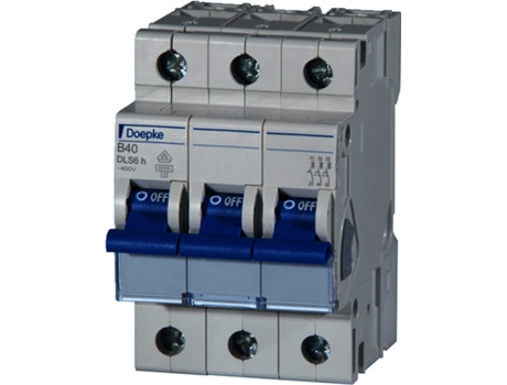 Interruptor Ls B16a Dls 6h B16 3 6 Ka 6ka 3 polos 400v B característico Dls 6h B16 3 6 Ka Doepke (09914113)