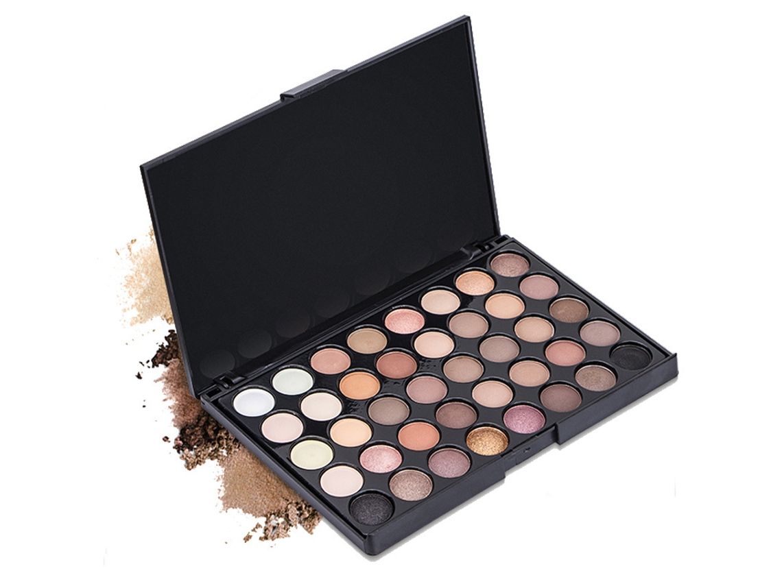 Paleta Altamente Pigmentada Da Composição Do Olho Paleta Metálica Matte Da Sombra Do Brilho Cores Naturais Blendable De Longa Duração ZMDECQNA
