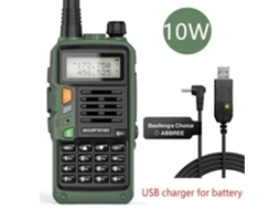 CGDJ10153-Baofeng UV S9 Plus walkie talkie portátil muito poderoso para caça. rádio bidirecional. radiofrequência. Presunto CB. grande po YWEI
