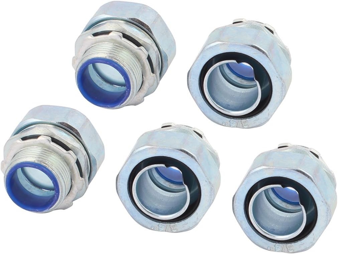 5 Peças Nbg 06m Adaptador Reto para Mangueira 3/4" Od X Plugue M25 CHABERLU