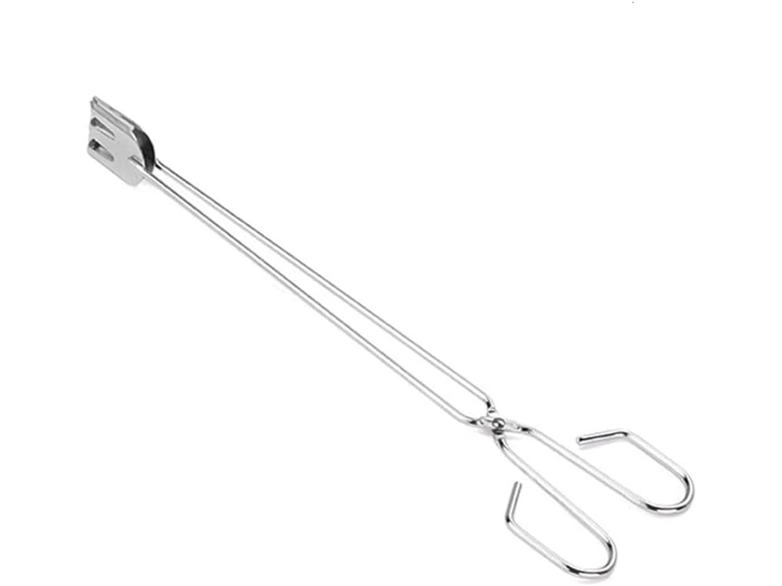 Pinça Para Churrasco Comprimento 26cm 32cm Aço Inoxidável Prata