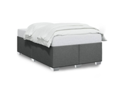 Bed Frame, Bed Frames Vidaxl Cinzeto Tecido (120 X 200 Cm)